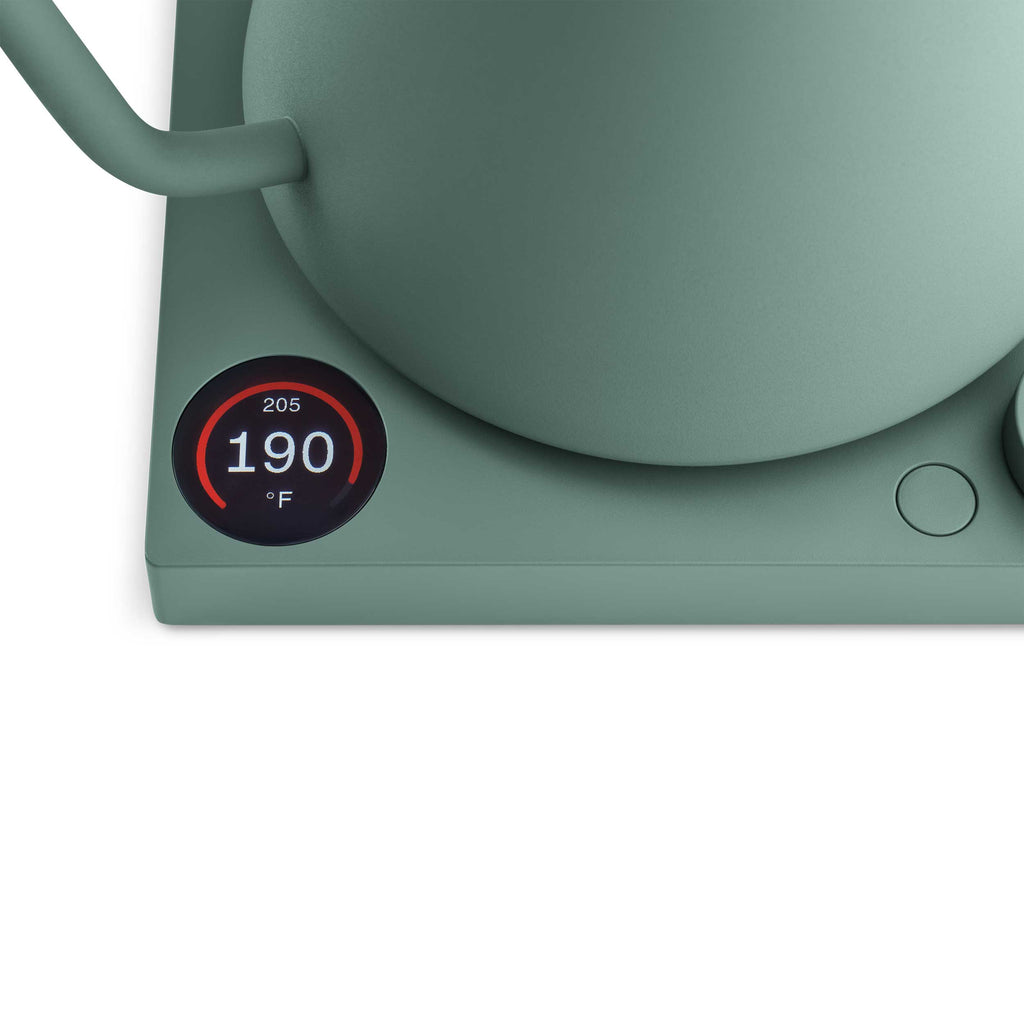 Fellow Stagg EKG Pro Electric Kettle - Smoke Green w/ Maple