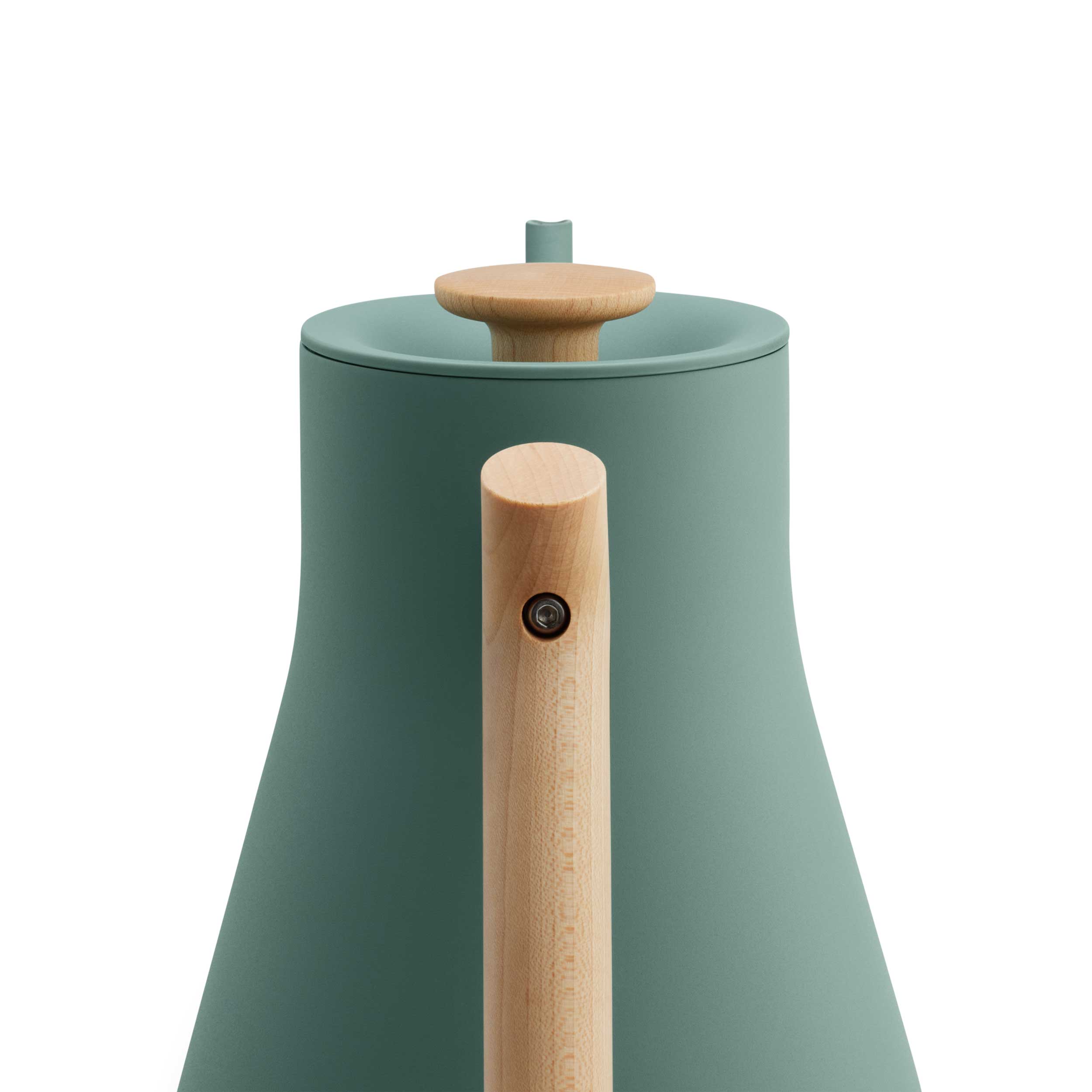 Fellow Stagg EKG Pro Electric Kettle - Smoke Green w/ Maple